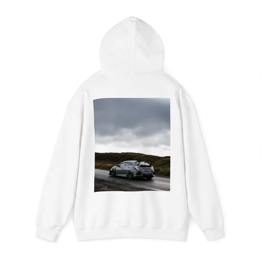 Honda Civic Type R Gray Wet Road – Hoodies