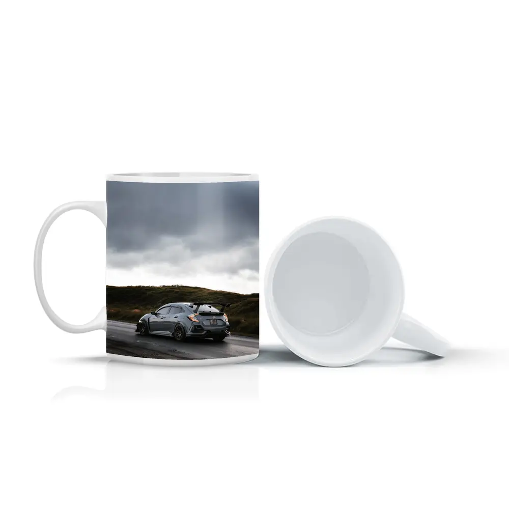 Honda Civic Type R Gray Wet Road – Mugs
