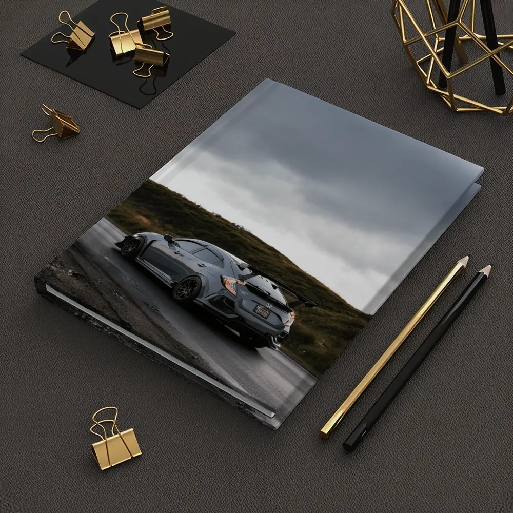 Honda Civic Type R Gray Wet Road – Notebooks