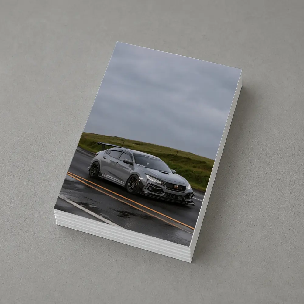 Honda Civic Type R Rainy Road Drive – Postcards