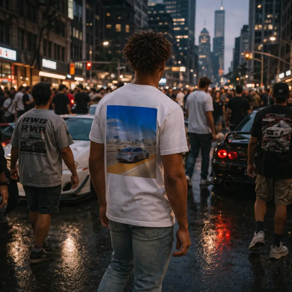 Honda Civic Type R City Highway Drive – T-Shirts