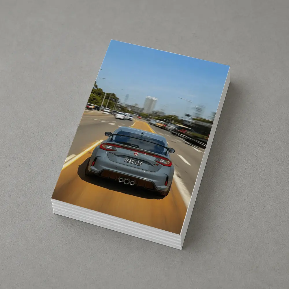 Honda Civic Type R City Road Drive – Postcards