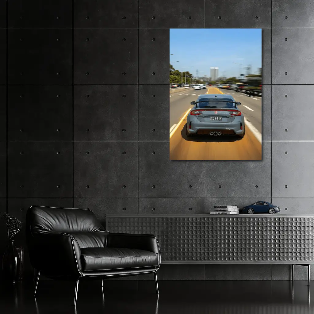 Honda Civic Type R City Road Drive – Wall Art