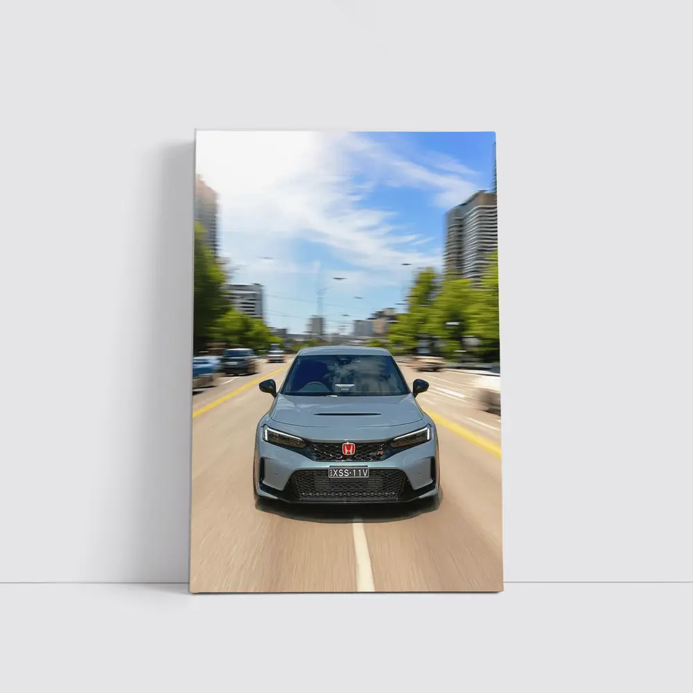 Honda Civic Type R City Street Drive – Wall Art