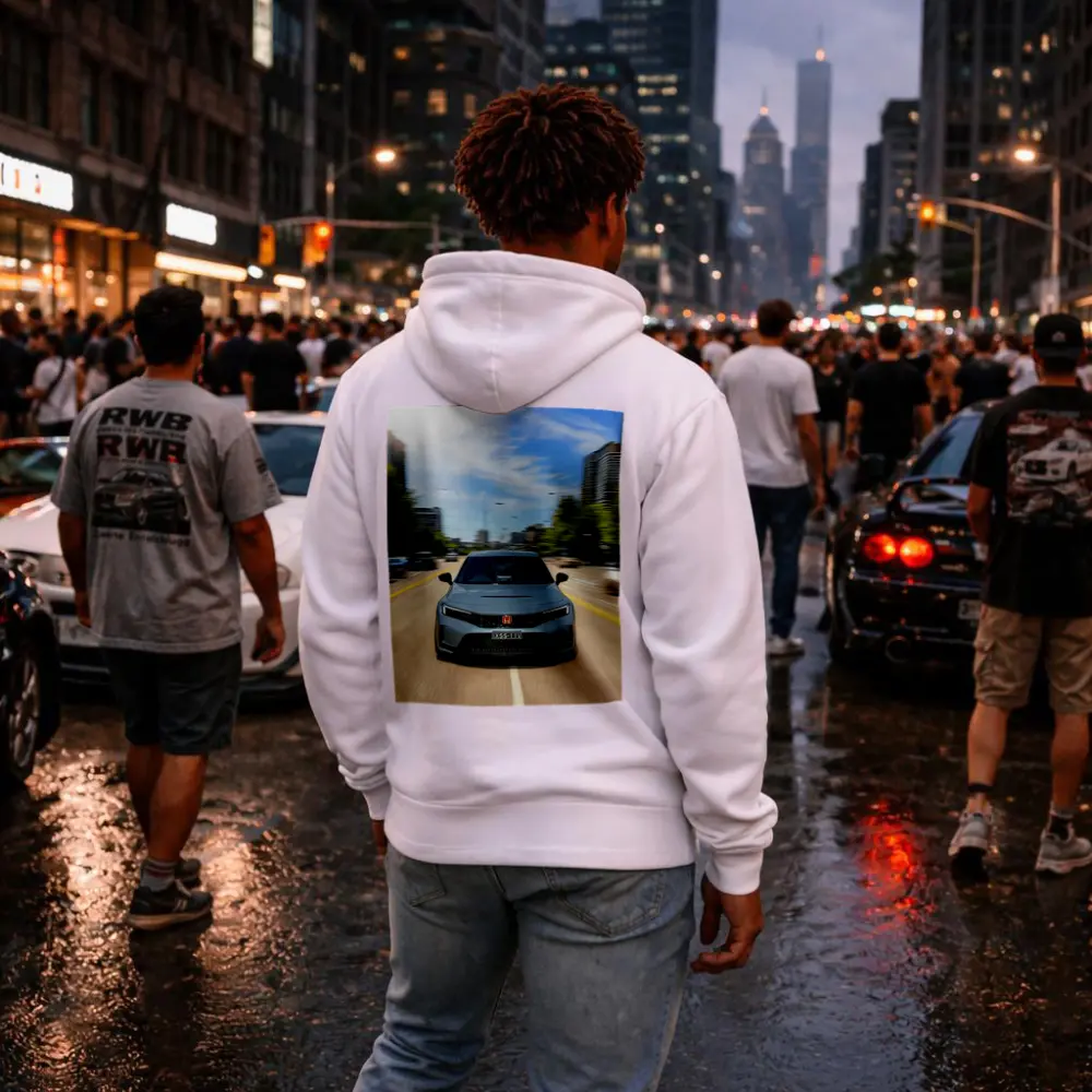 Honda Civic Type R City Street Drive – Hoodies