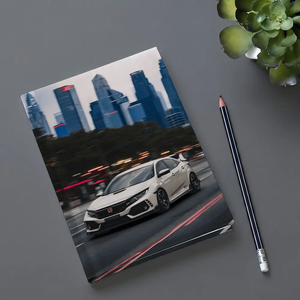 Honda Civic Type R City Skyline Street – Notebooks