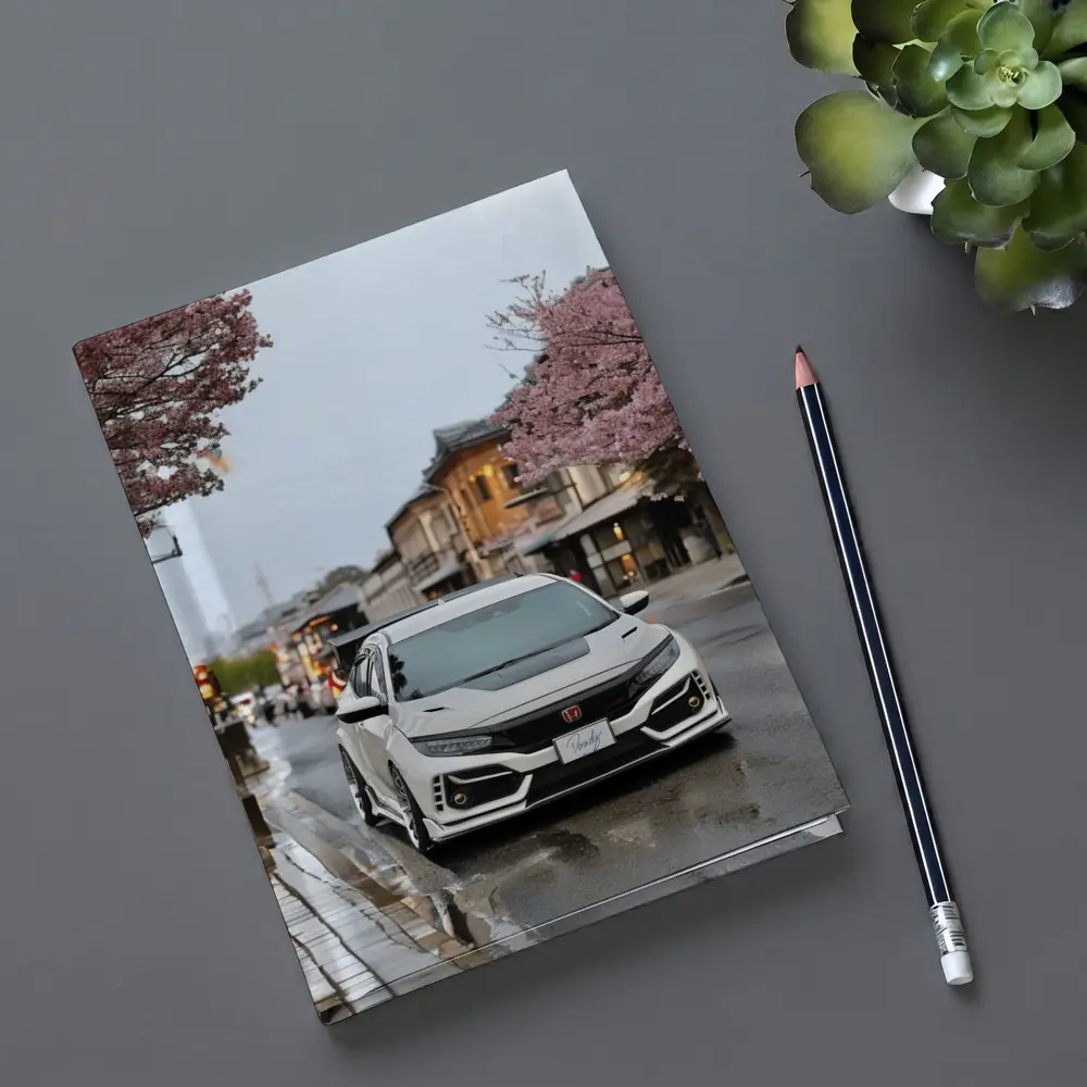 Honda Civic Type R Kyoto Cherry Blossom Street – Notebooks