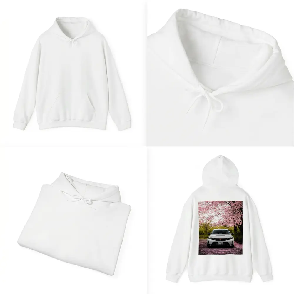 Honda Civic Type R Cherry Blossom Street – Hoodies