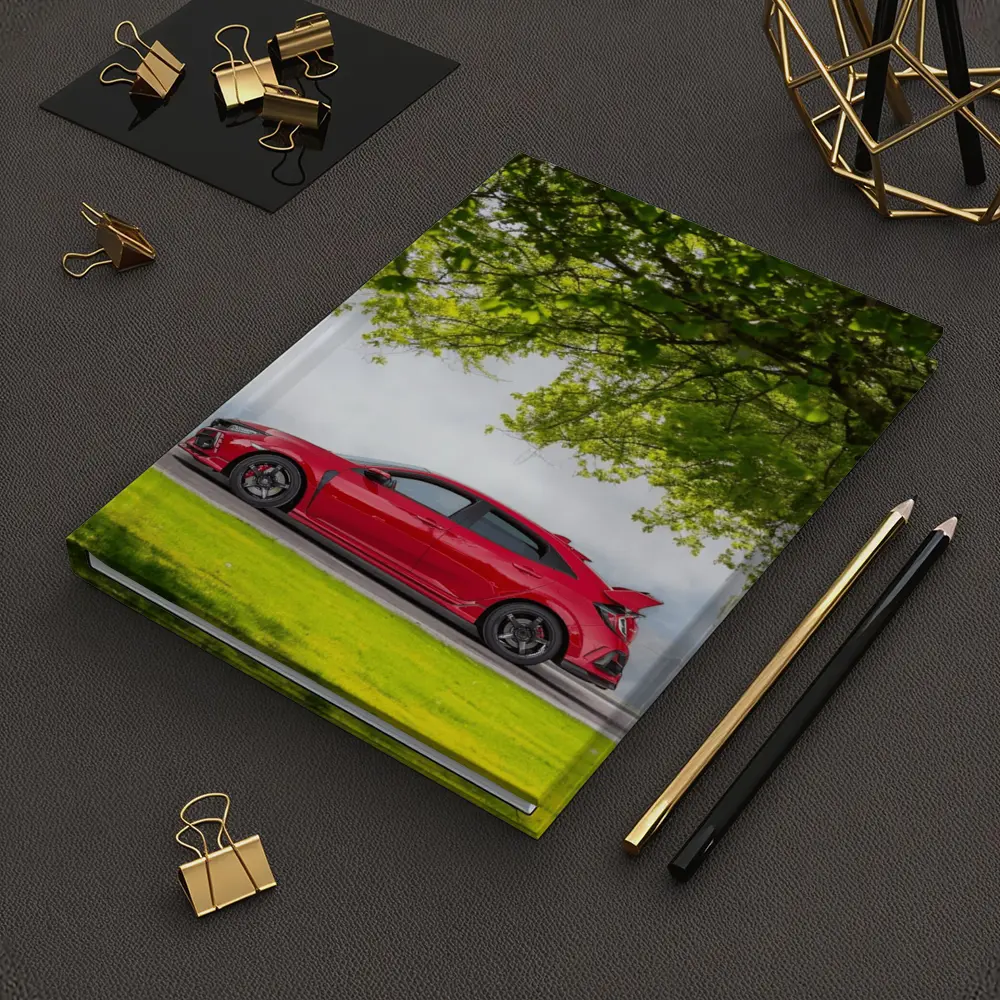 Red Honda Civic Type R Green Landscape – Notebooks