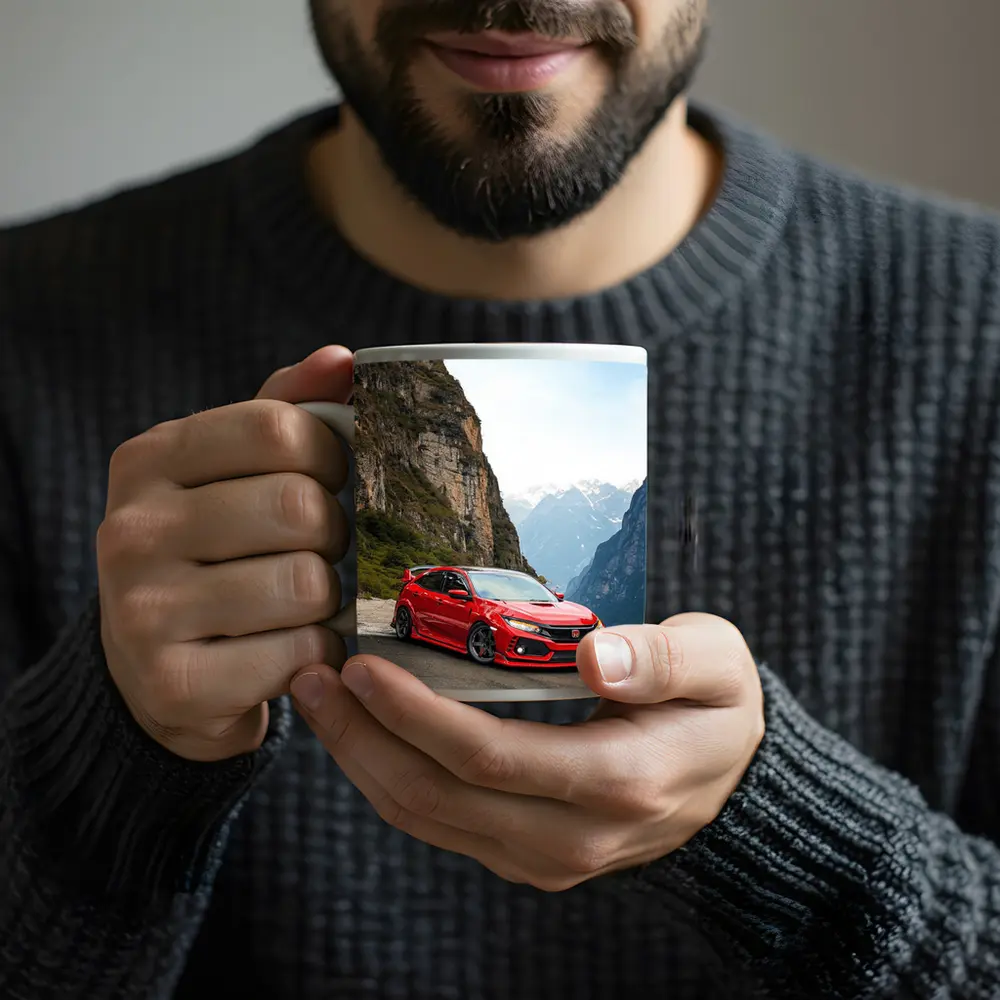 Honda Civic Type R Red Mountain Road – Mugs