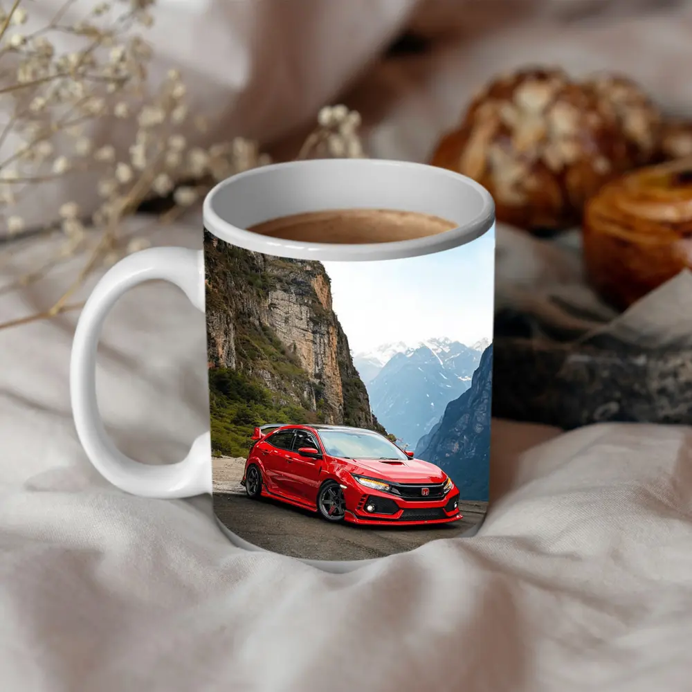 Honda Civic Type R Red Mountain Road – Mugs