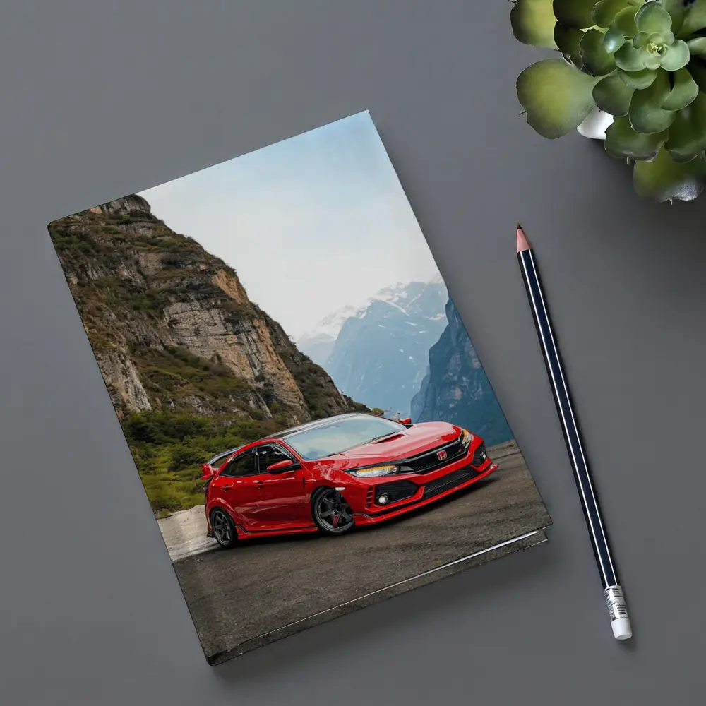Honda Civic Type R Red Mountain Road – Notebooks