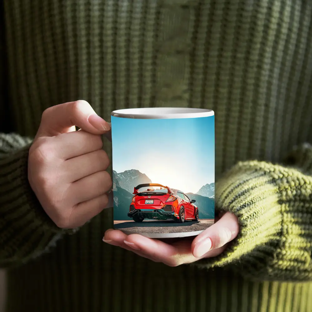Honda Civic Type R Red Mountain Road – Mugs