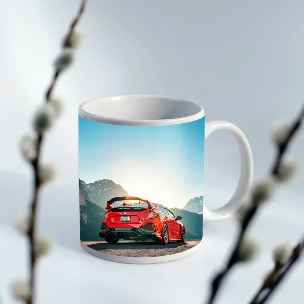 Honda Civic Type R Red Mountain Road – Mugs