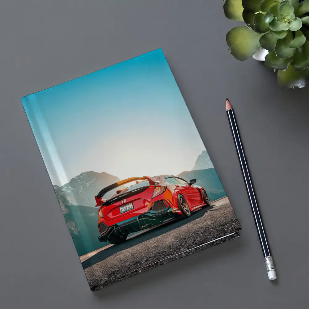 Honda Civic Type R Red Mountain Road – Notebooks