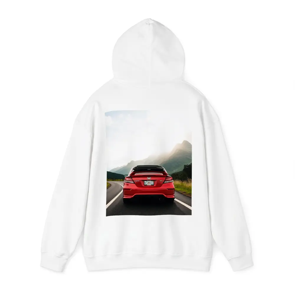 Red Honda Civic Si Mountain Road Drive – Hoodies