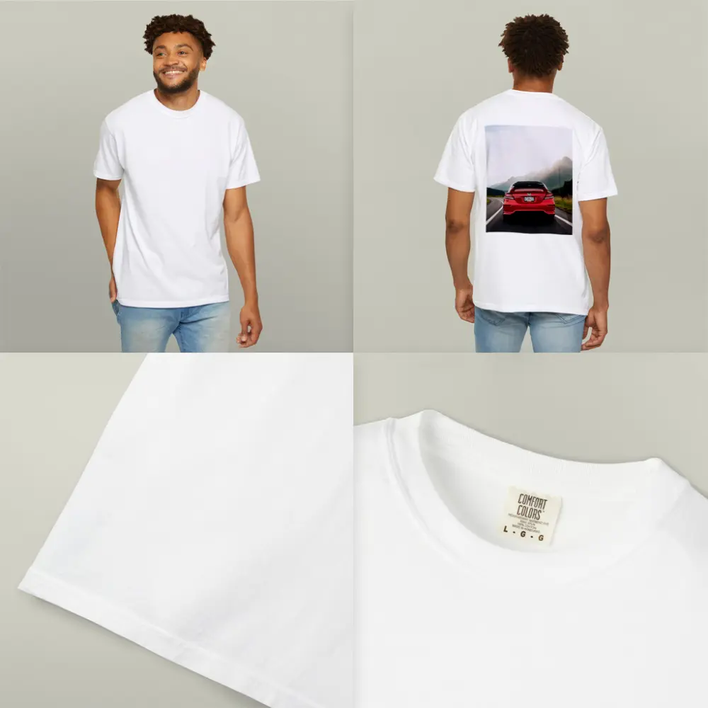 Red Honda Civic Si Mountain Road Drive – T-Shirts