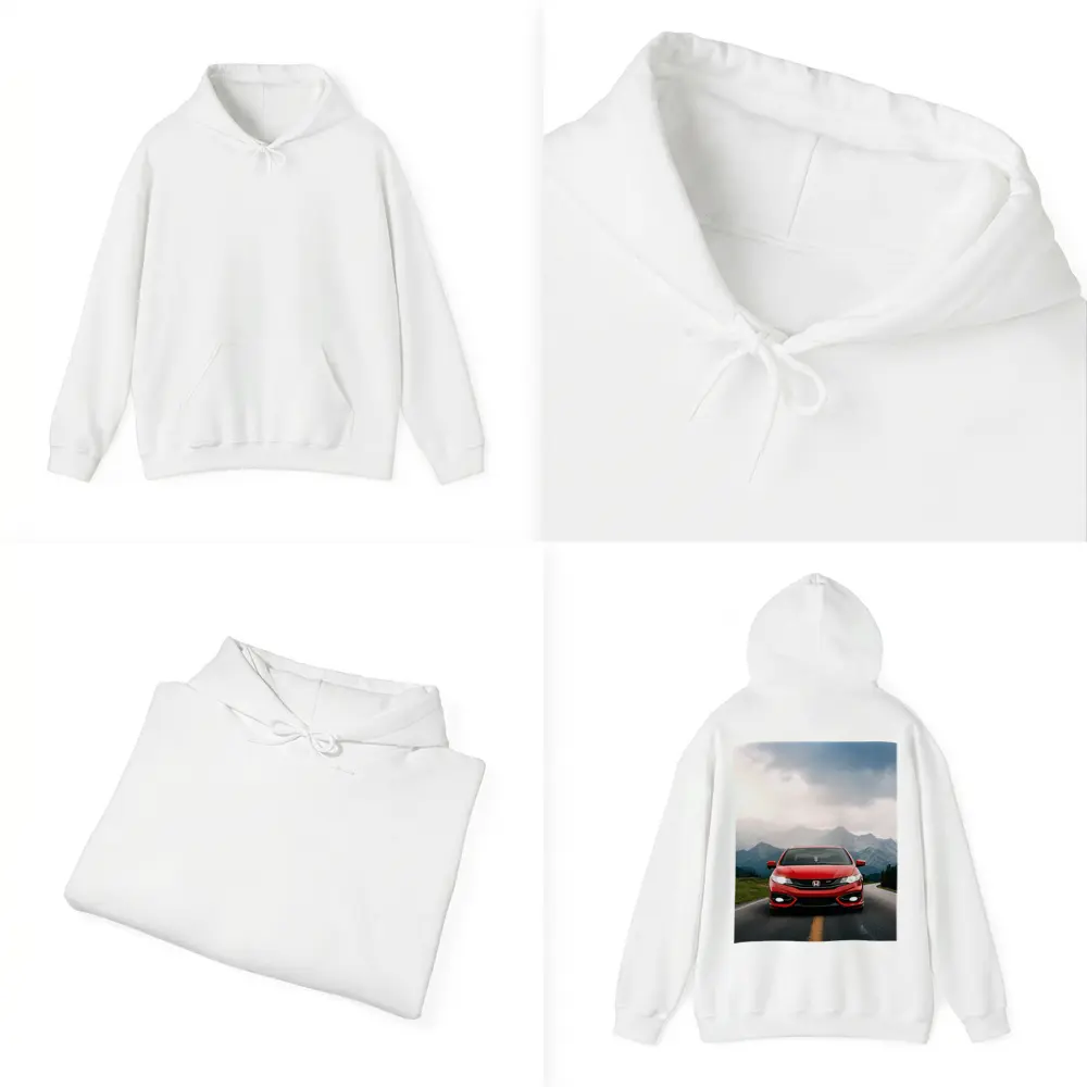 Red Honda Civic Si Mountain Road Drive – Hoodies