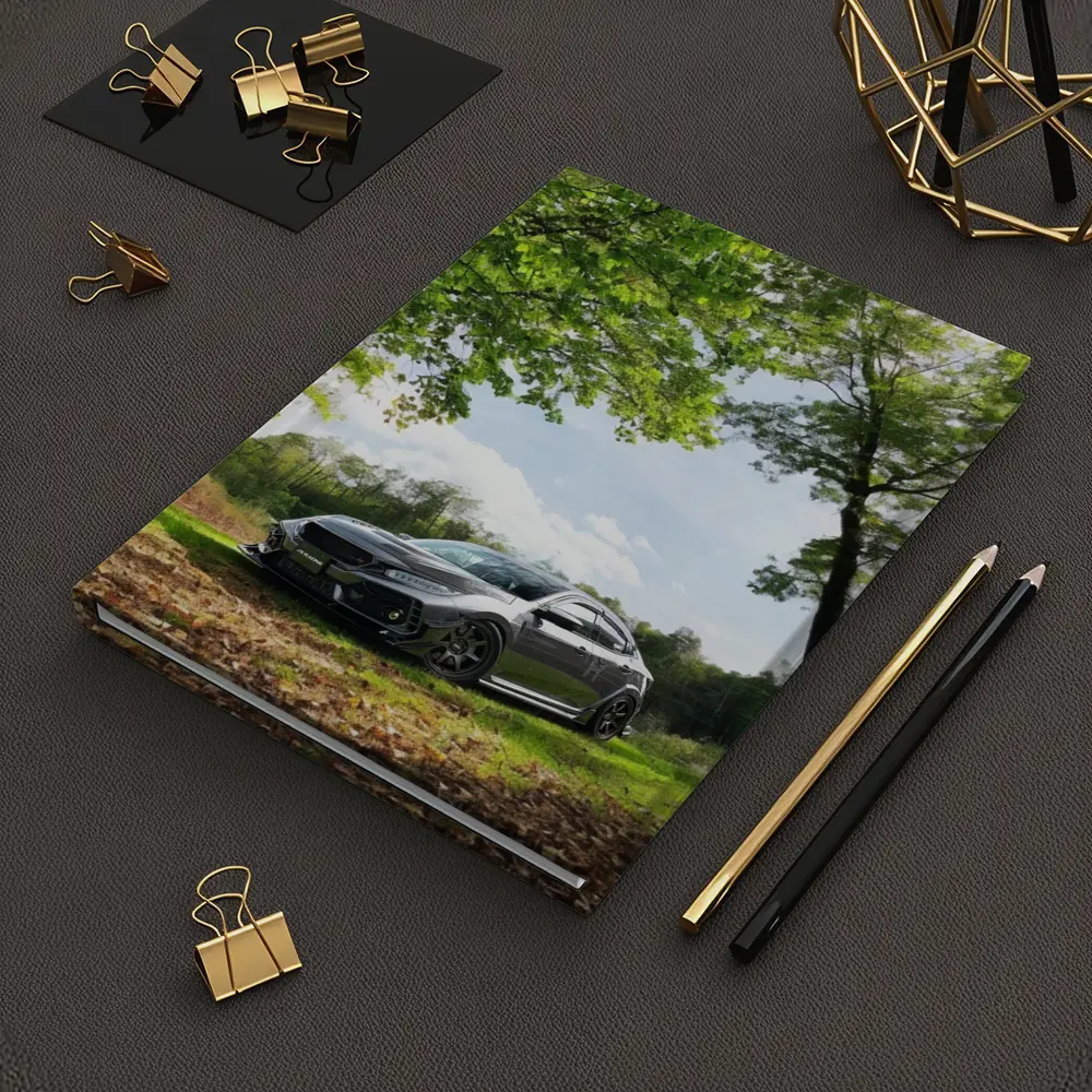 Honda Civic Dark Gray Forest Park Setting – Notebooks