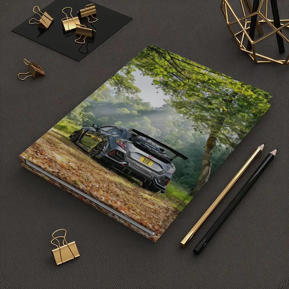 Honda Civic Type R Forest Road Scene – Notebooks
