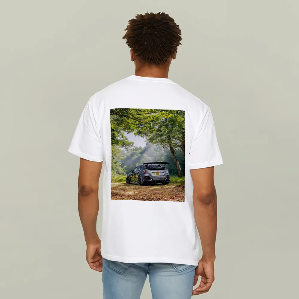 Honda Civic Type R Forest Road Scene – T-Shirts
