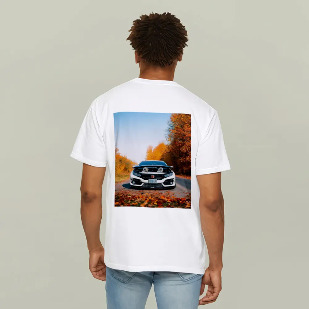 Honda Civic Type R Twin Turbo Autumn Road – T-Shirts