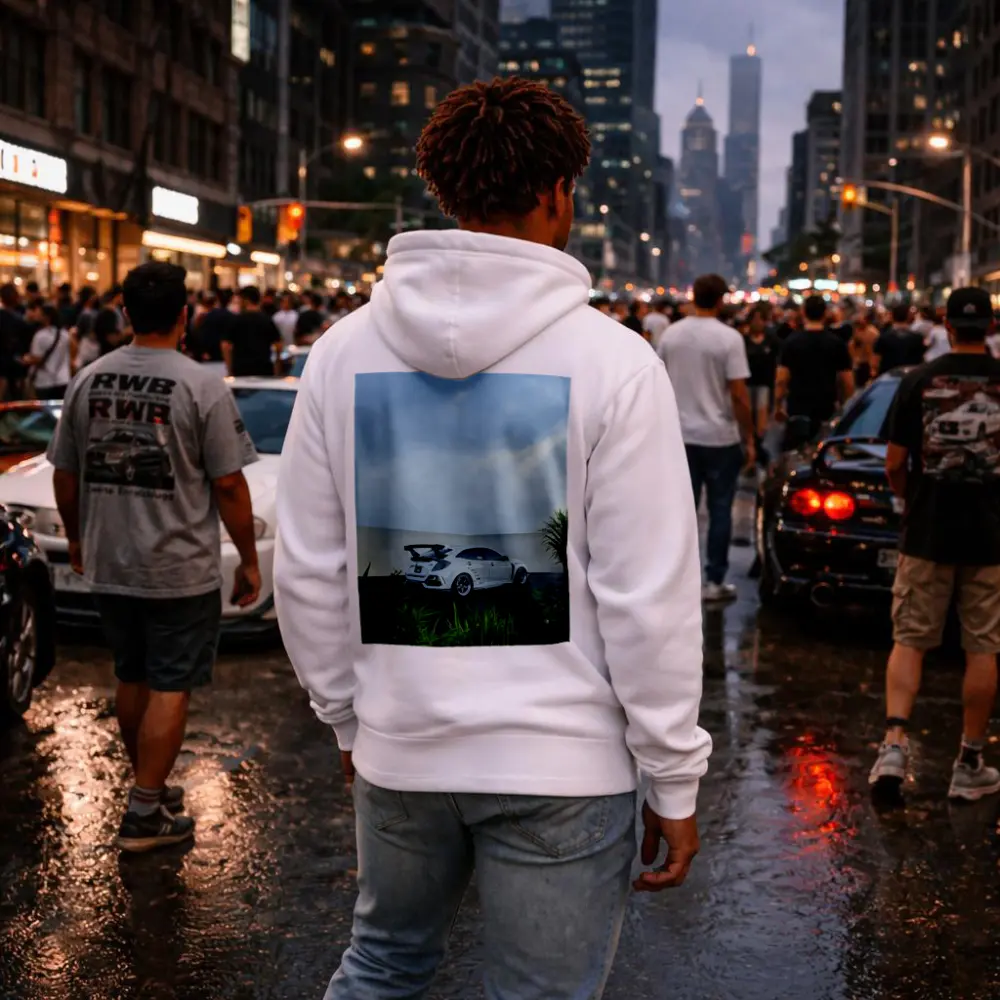 Honda Civic Type R White Stance Build – Hoodies