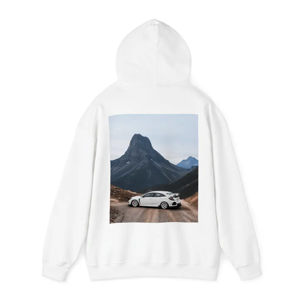 Honda Civic Type R Mountain Road White – Hoodies