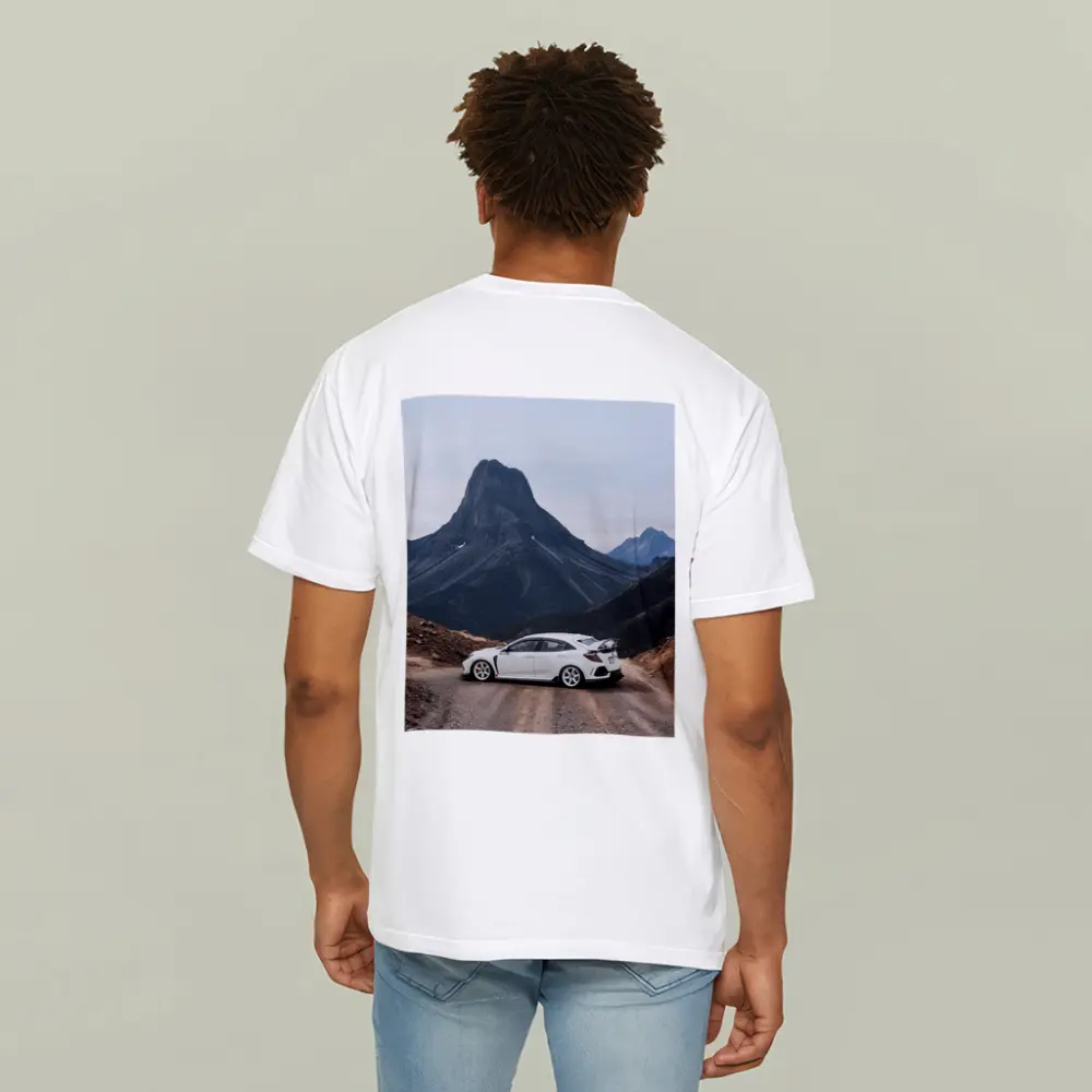 Honda Civic Type R Mountain Road White – T-Shirts