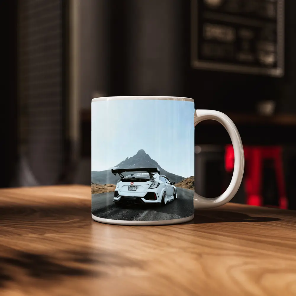 Honda Civic Type R White Mountain Road – Mugs