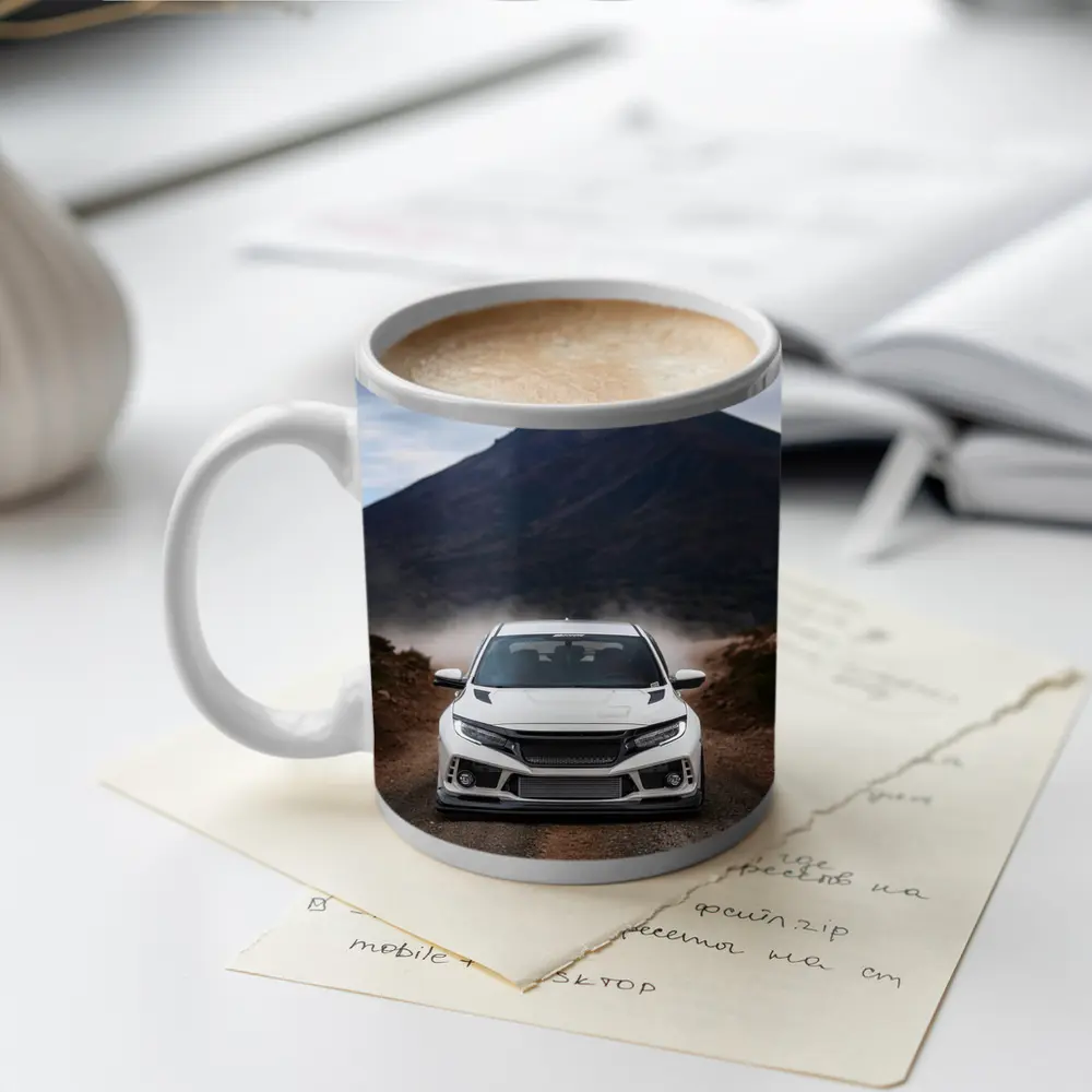 Honda Civic Type R White Mountain Road – Mugs