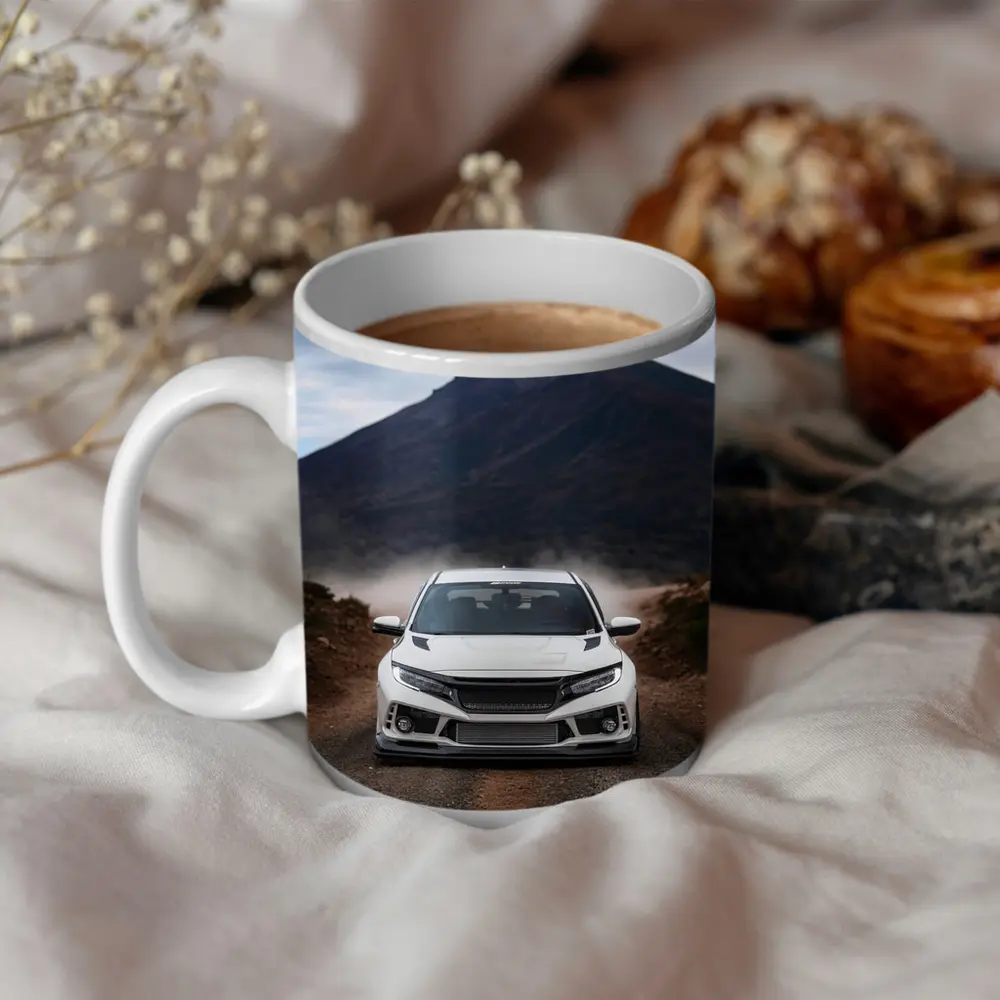 Honda Civic Type R White Mountain Road – Mugs