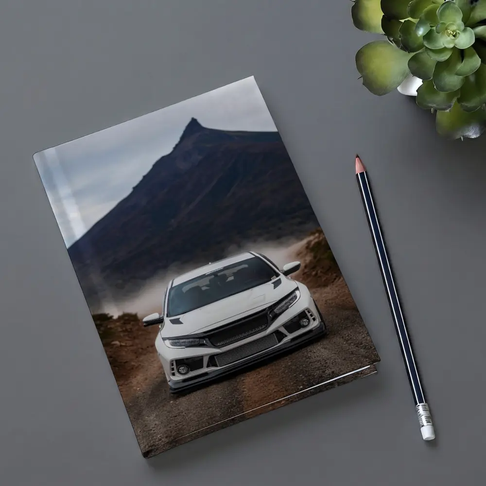 Honda Civic Type R White Mountain Road – Notebooks