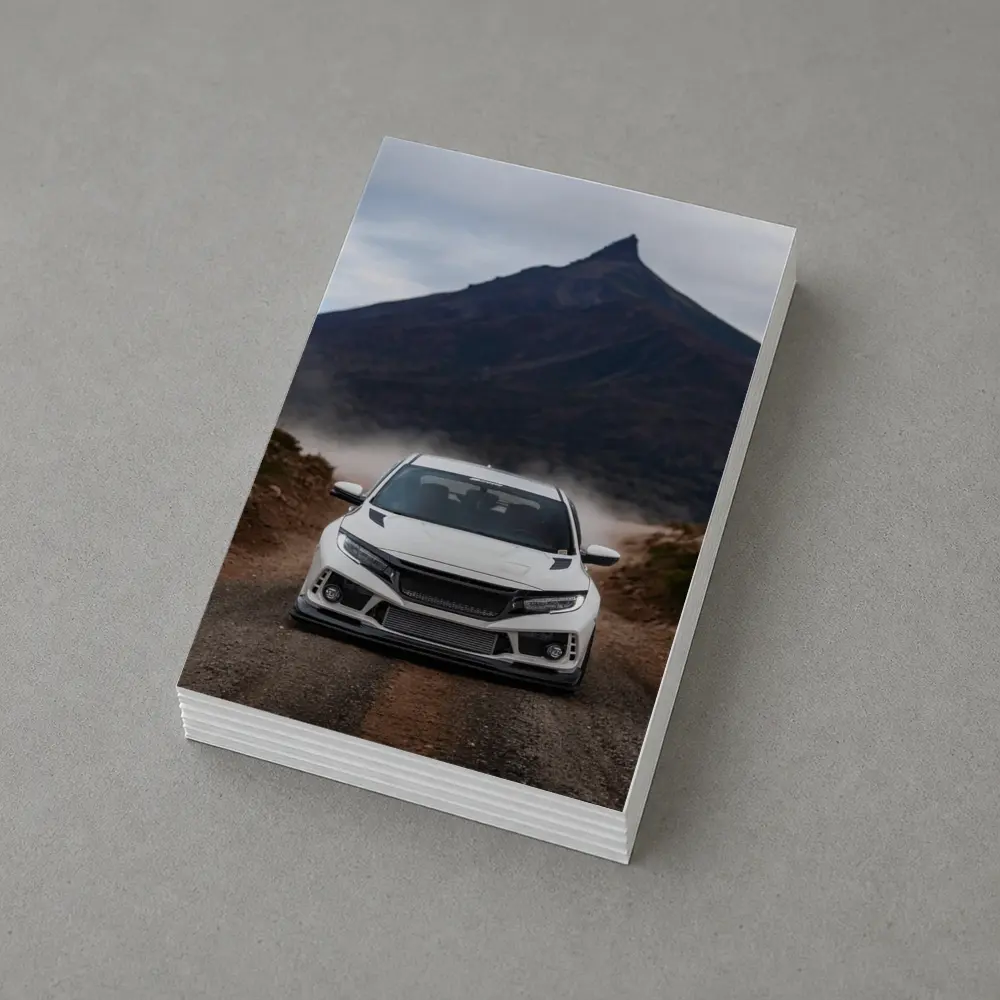 Honda Civic Type R White Mountain Road – Postcards