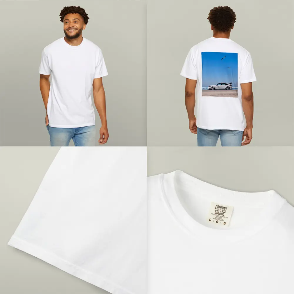 Honda Civic at Beach Blue Sky – T-Shirts
