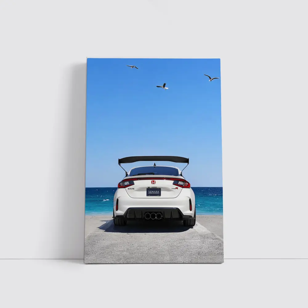 Honda Civic Type R Rear Ocean View – Wall Art
