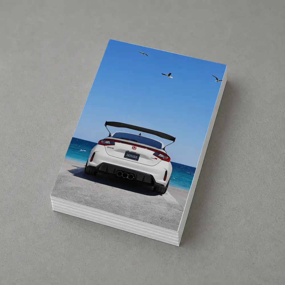 Honda Civic Type R Rear Ocean View – Postcards