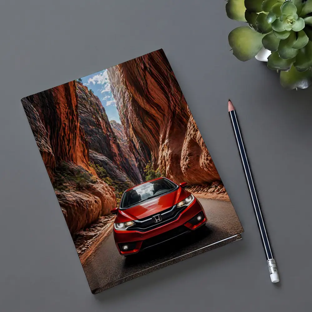 Honda Fit Red Canyon Road Drive – Notebooks