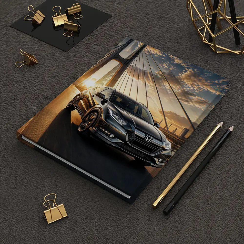 Honda HR-V SUV Driving On Bridge Sunset – Notebooks
