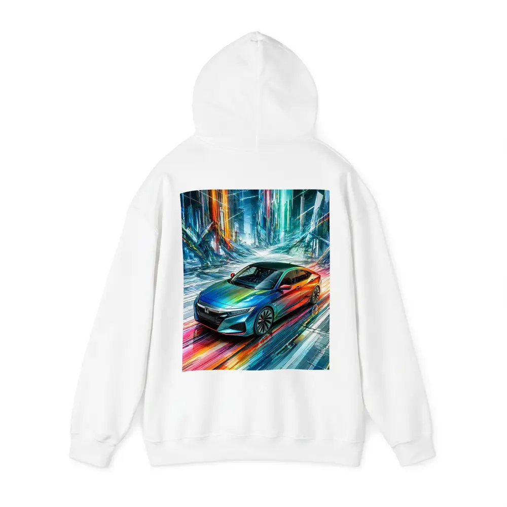 Honda Insight Colorful Abstract Futuristic City Art – Hoodies