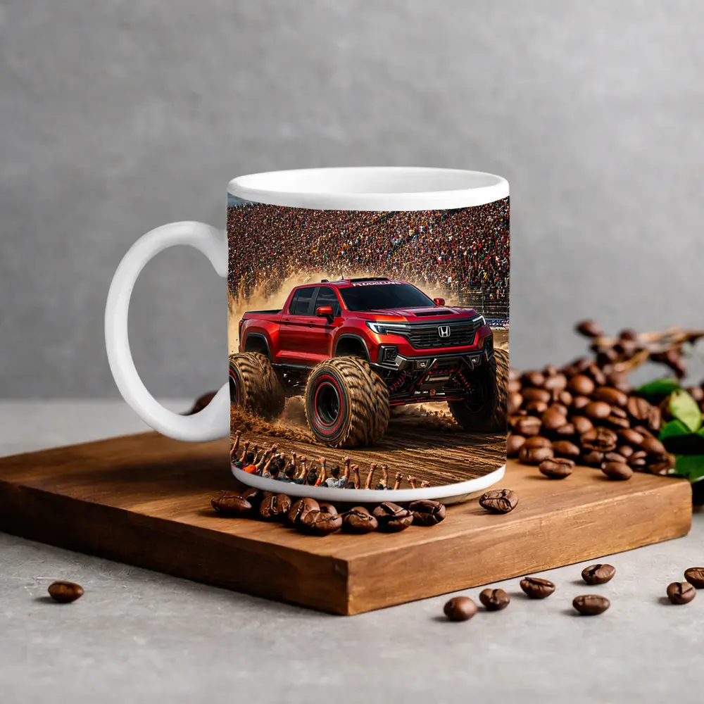 Honda Ridgeline Monster Truck Arena Crowd – Mugs