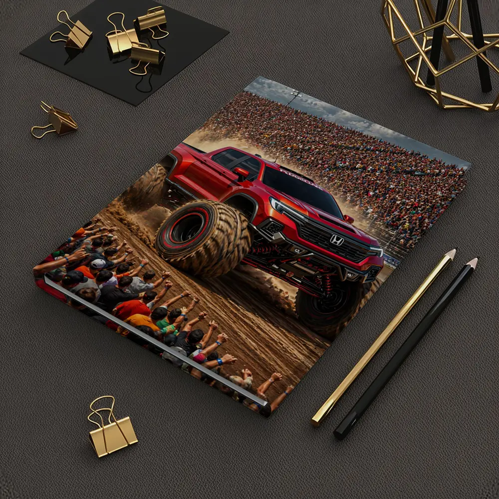 Honda Ridgeline Monster Truck Arena Crowd – Notebooks