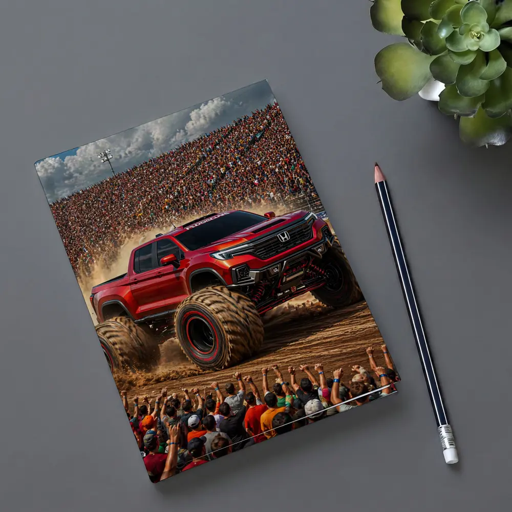 Honda Ridgeline Monster Truck Arena Crowd – Notebooks