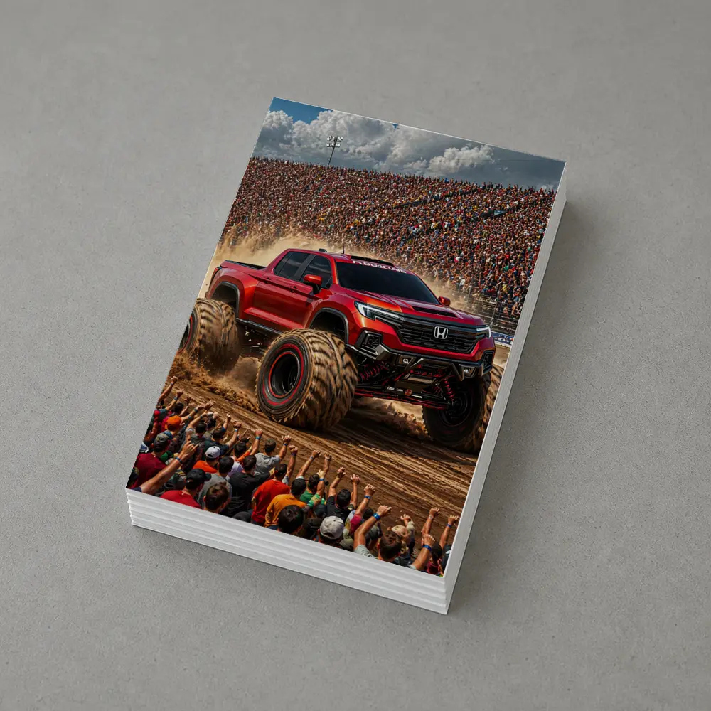 Honda Ridgeline Monster Truck Arena Crowd – Postcards