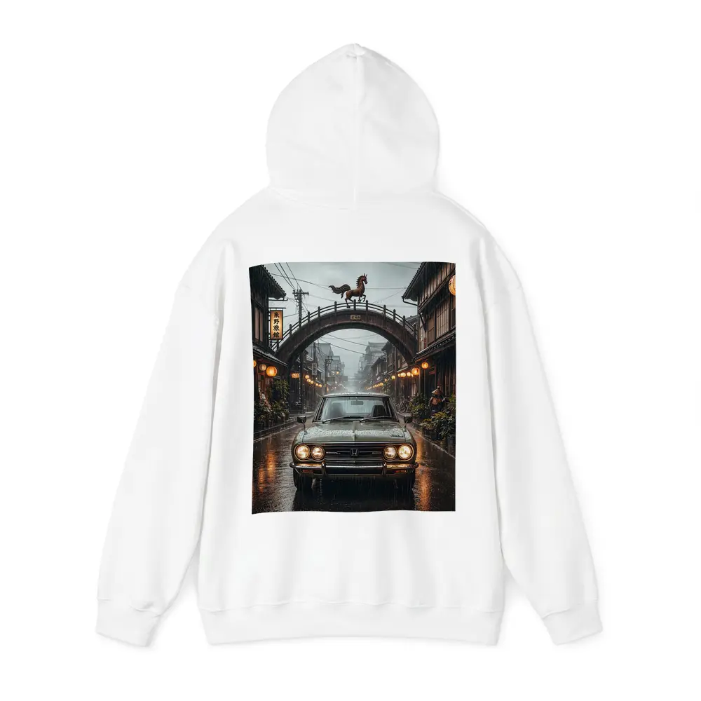 Honda Classic Car Rainy Japanese Street – Hoodies