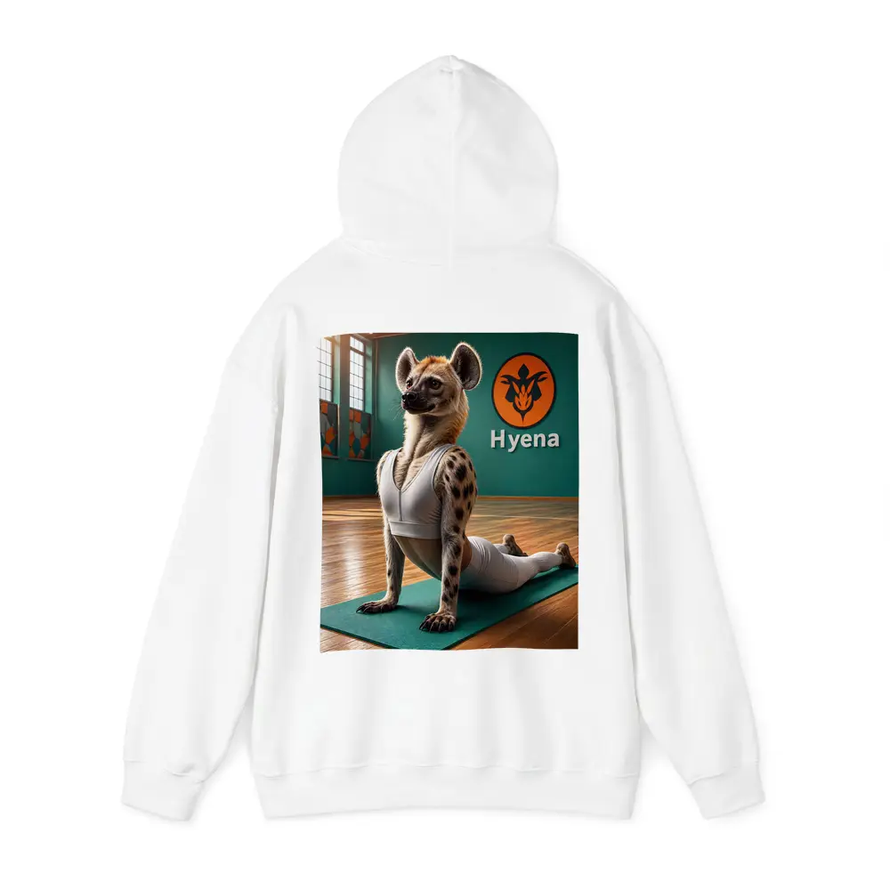 Hyena Doing Yoga Pose In Gym – Hoodies