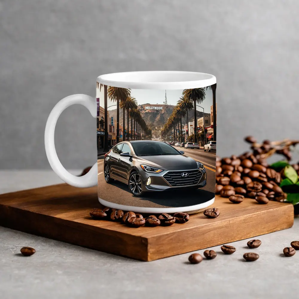 Hyundai Elantra Hollywood Los Angeles Street – Mugs