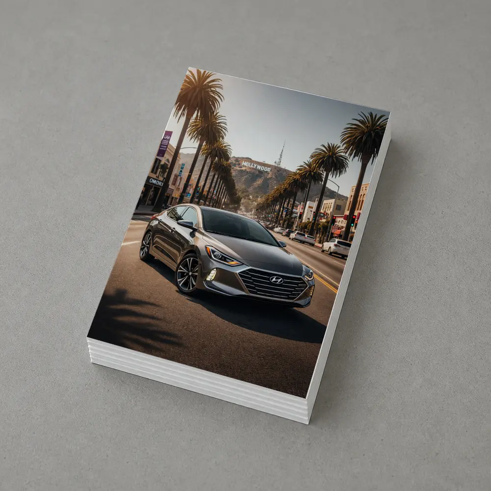 Hyundai Elantra Hollywood Los Angeles Street – Postcards