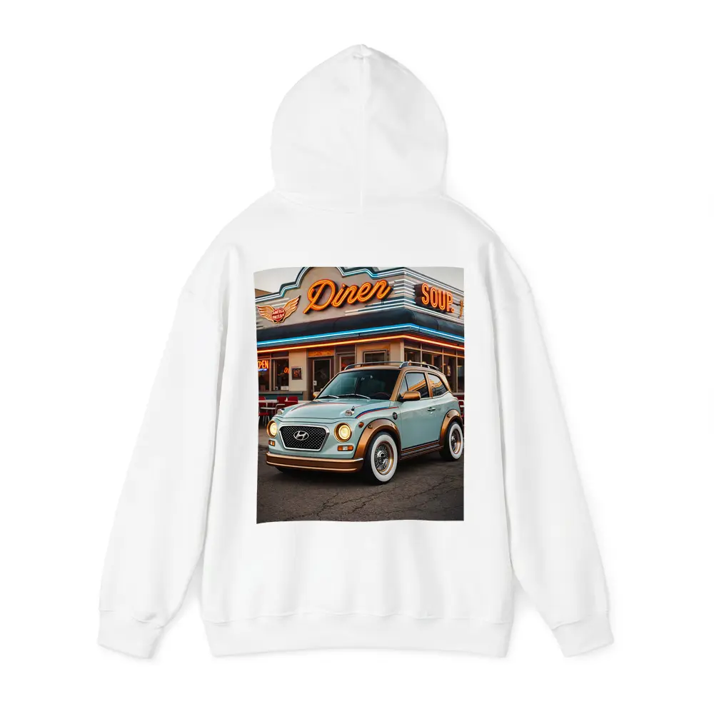 Hyundai Kona Retro Style Classic Diner – Hoodies