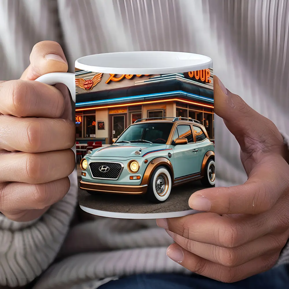 Hyundai Kona Retro Style Classic Diner – Mugs
